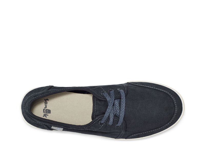 Sanuk Pair O Dice Lace Women's Shoes Navy | Canada 119BEX